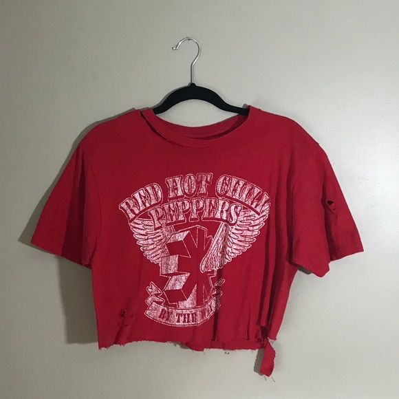 Red Hot Chilli Peppers Tops - 🌹 Red Hot Chilli Peppers Distressed Graphic Tee